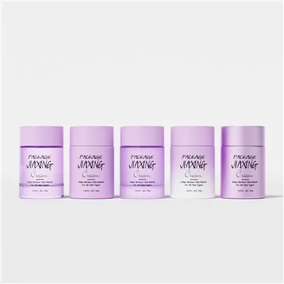 Refillable Skincare Packaging Glass 50ml Cosmetic Containers