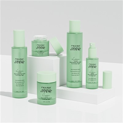 Refillable Skincare Packaging Glass 50ml Cosmetic Containers
