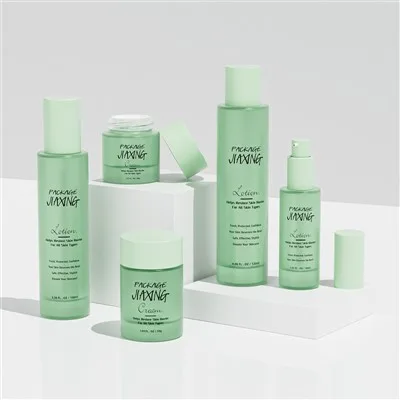 Refillable Skincare Packaging Glass 50ml Cosmetic Containers