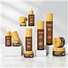 Straight Round Glass Packaging Skincare 30g 100ml Bamboo Cosmetic Containers