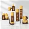 Straight Round Glass Packaging Skincare 30g 100ml Bamboo Cosmetic Containers