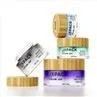 Straight Round Glass Packaging Skincare 30g 100ml Bamboo Cosmetic Containers
