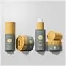 Straight Round Glass Packaging Skincare 30g 100ml Bamboo Cosmetic Containers
