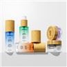 Straight Round Glass Packaging Skincare 30g 100ml Bamboo Cosmetic Containers
