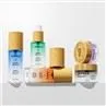 Straight Round Glass Packaging Skincare 30g 100ml Bamboo Cosmetic Containers