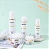 White Glass Cosmetic Bottles 40ml 100ml Skincare Packaging