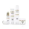 White Glass Cosmetic Bottles 40ml 100ml Skincare Packaging