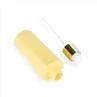 Yellow Plastic Bottles 200ml Refillable Shampoo Pump Bottle
