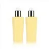 Yellow Plastic Bottles 200ml Refillable Shampoo Pump Bottle