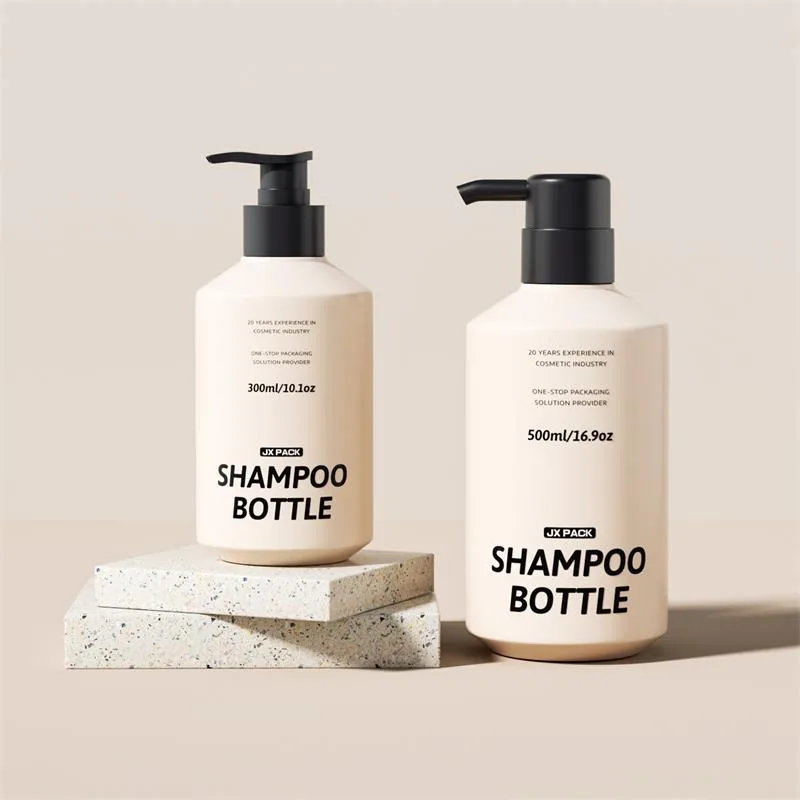 300ml 500ml Body Cream Bottle Plastic Shampoo Bottle
