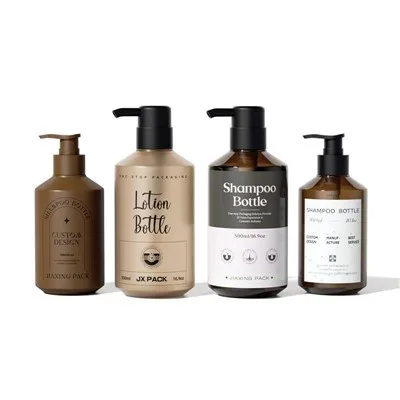 300ml 500ml Body Cream Bottle Plastic Shampoo Bottle