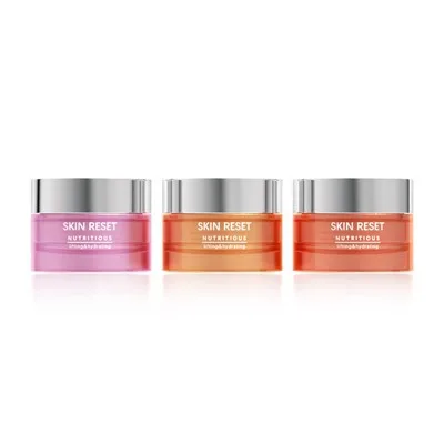 30g 50g 80g Frosted Glass Round Skincare Jars