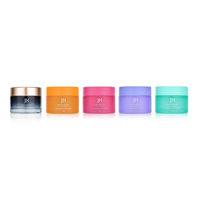 30g 50g 80g Frosted Glass Round Skincare Jars