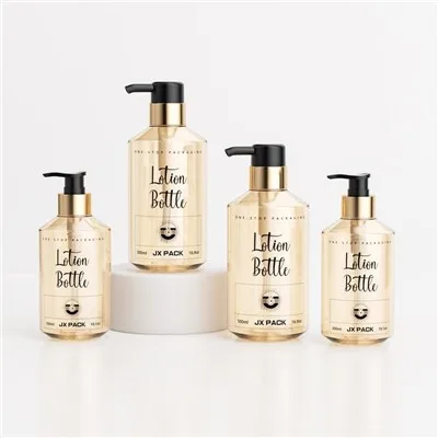 300ml 500ml Body Cream Bottle Plastic Shampoo Bottle