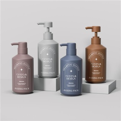 300ml 500ml Body Cream Bottle Plastic Shampoo Bottle
