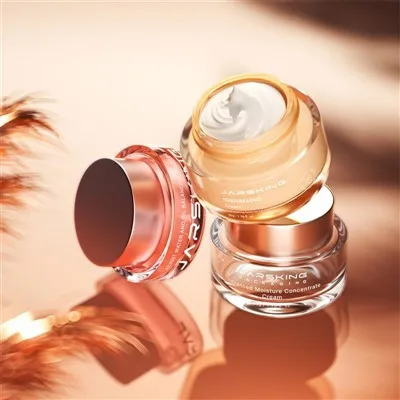 Cosmetic Glass Packaging 50ml Cosmetic Jars Skincare Dropper Bottle
