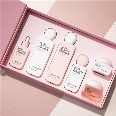 Flat Square Glass Bottle Cosmetic Packaging