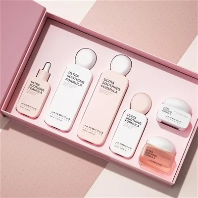 Flat Square Glass Bottle Cosmetic Packaging
