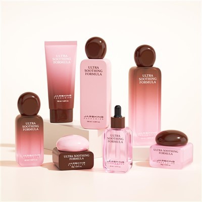 Flat Square Glass Bottle Cosmetic Packaging