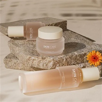 Skincare Set Packaging 30ml 50ml Glass Cosmetic Container Bottle